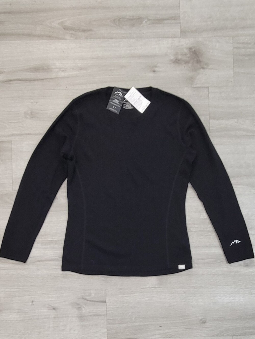 Black Women's Long-Sleeve Performance Top -